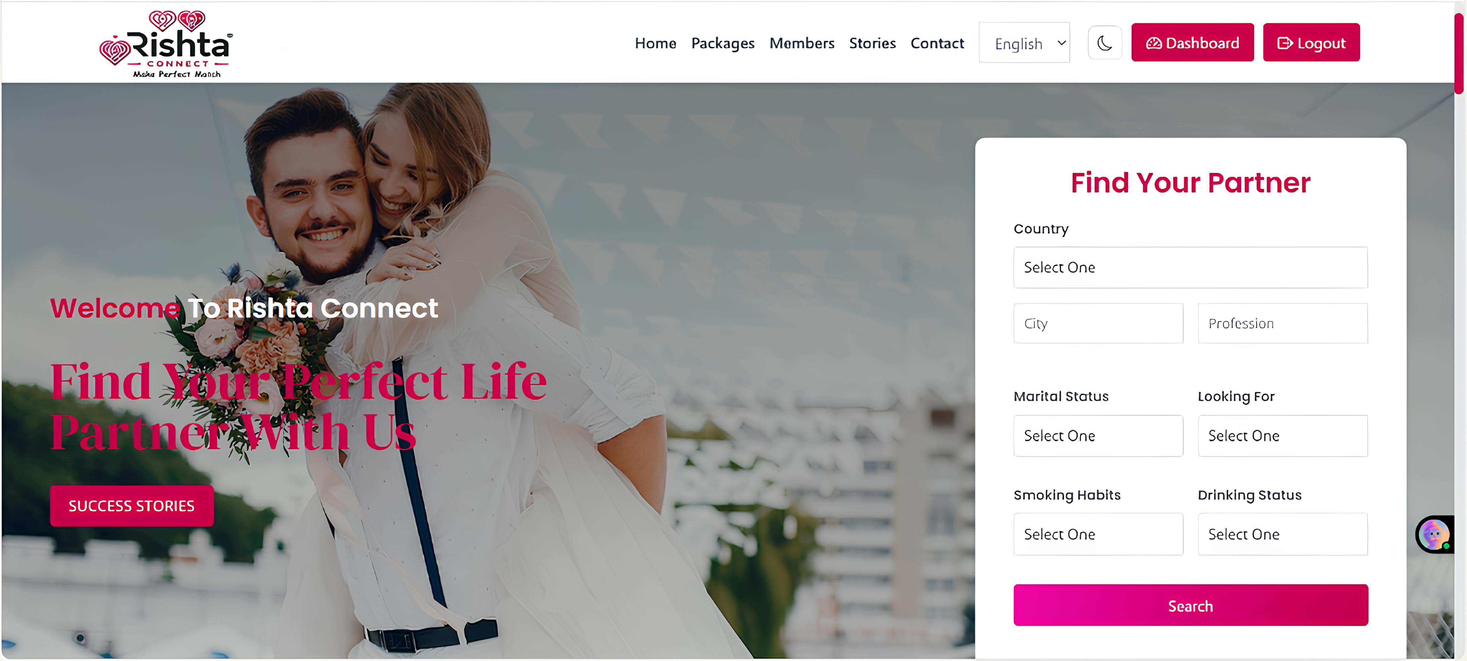 Matrimonial Web Application